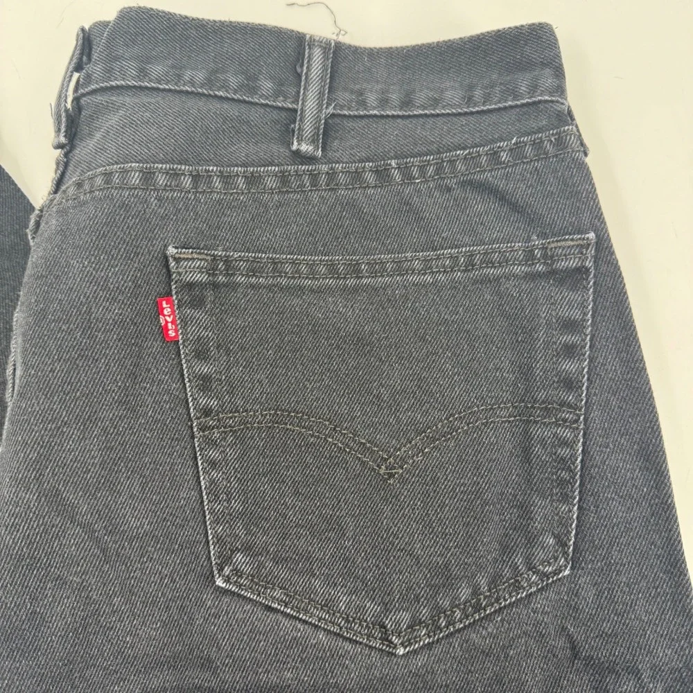 Levi's 505 Black Denim Jeans Classic Fit‎ Everyday Wear Pants 40 x 32